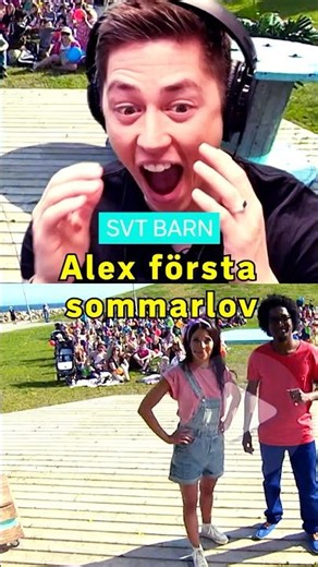 🥹Första gången @rackaralex var med i #sommarlov #svt #svtplay #sommar #behindthescenes #nostalgi