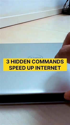 3 hidden commands to speed up Internet on windows Pc! #windows11 #pctipsandtricks #shorts