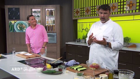 ARD-Buffet: Rezept: Schmorgurken mit Hackfleischfüllung