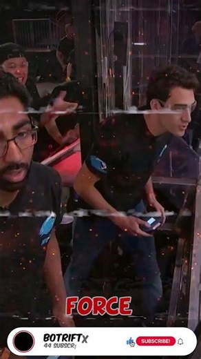 ⚡ CrusherX vs ThunderSlice | Did this bot go too far? 🤖 #Shorts