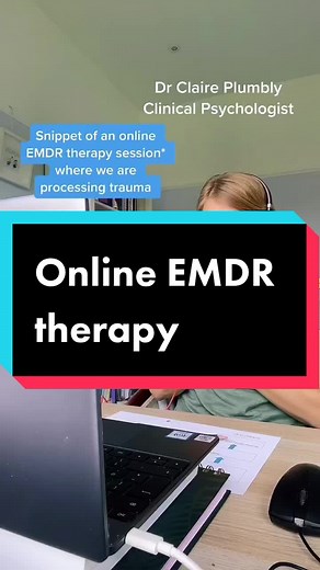 EMDR can be done online like this or with eye movements. Drop me a DM or get in touch via my site if you’d like to discuss online EMDR therapy with a member of my team. #emdrtherapy #emdronline #emdrtherapistoftiktok Can you do EMDR ONLINE?