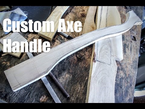 How To Make Custom Axe Handles From Scratch | Design Tips | Blacksmithing, Axe Making