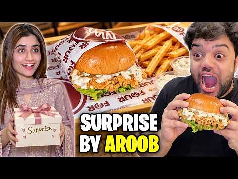 Aroob Arranged a Surprise for Me 😱 | The Best Burger in the World Is Back 🔥