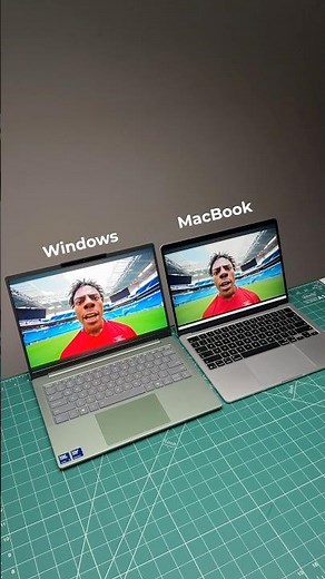 Macbook vs Windows Laptop ⚡️Display Comparison #laptops