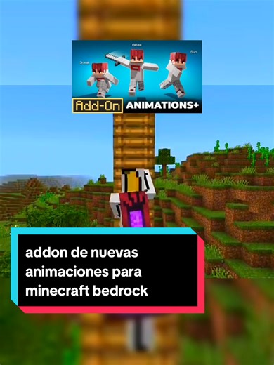 Addon animaciones nuevas para minecraft bedrock#minecraftbedrockedition#Minecraft#mods