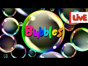 🌈✨ Neon Bubbles Sensory Fun! Soothing Eye Stimulation for Babies - Relaxing Therapy 🎶👶