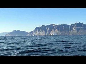Greenland, Uummannaq fjord with big mountains
