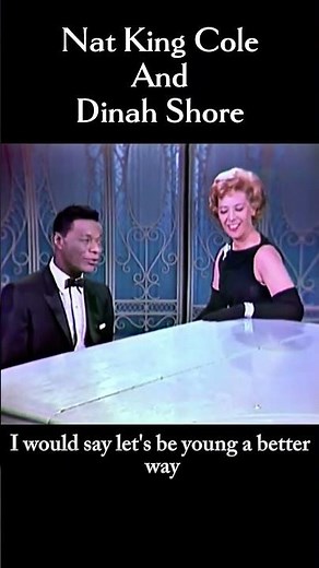Nat King Cole and Dinah Shore 12/29/1961