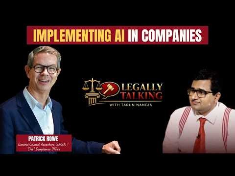 Accenture General Counsel Patrick Rowe on Implementing AI in companies