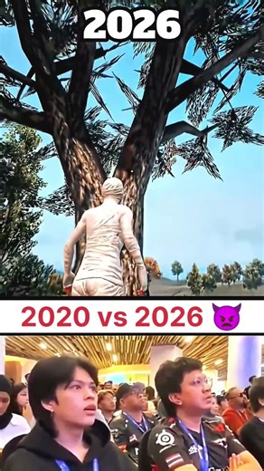 2020 vs 2026 👿 #viral #jonathangaming #youtube #ipadmini5pubghandcam #tournament #shorts #pgmi