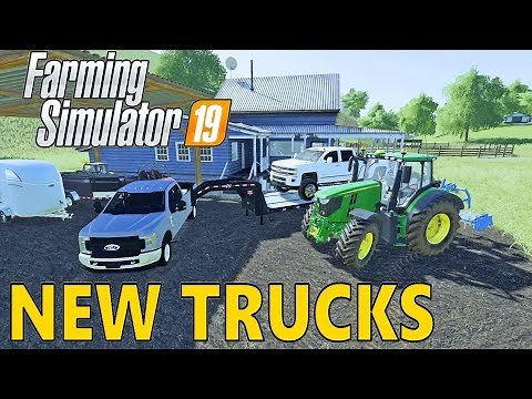 Farming Simulator 19 | 2017 Ford F250 & Chevy 3500 | Homeowner Series | Garage Port