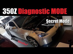 Nissan 350Z / Infiniti G35 Secret Diagnostic Testing MODE | AnthonyJ350