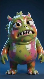 Cute Monster Turns Into a TERRIFYING Beast! 😱👹 #Shorts