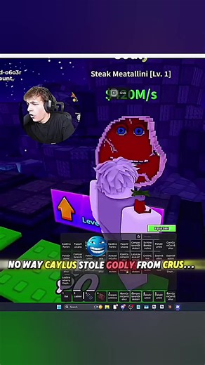 caylus what #roblox #sammy #brainrot