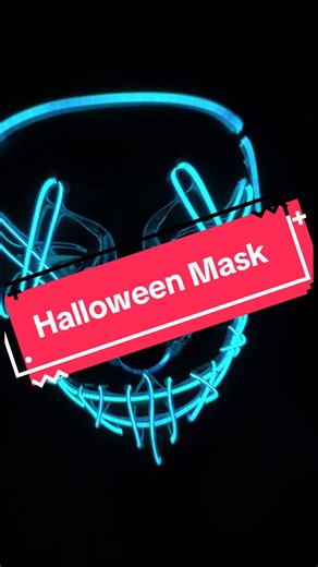 The mask you need to level up this Halloween 👻 LED lights with 3 different settings and comes in 3 different colours. Perfect for Halloween parties, trick-or-treating, spooky season videos… or just casually terrifying everyone in the house 😂💀 I’ve linked it so you can get yours!! #tiktokshop #tiktokmademebuylt #halloweenlook #mask #spookyseason