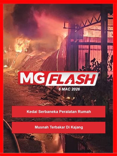 Kedai Serbaneka Musnah Kebakaran di Kajang