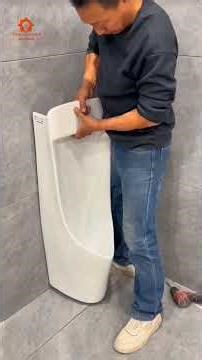 Getting your urinal installed right #urinal #bathroomdesign #bathroomurinal#