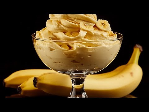 Creamy 5-minute banana dessert! No flour, no sugar! 🍌 The recipe everyone's craving!
