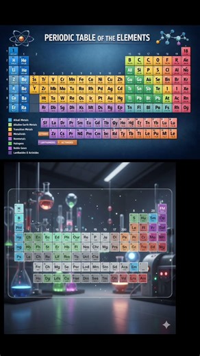 Periodic Table of Elements | Easy Chemistry Chart for Class 9–12 | NEET • JEE • JKBOSE