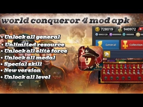 World conqueror 4 mod apk new version easy download