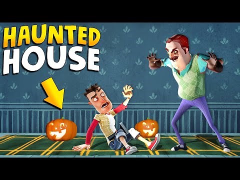 THE NEIGHBOR MADE A HAUNTED HOUSE!!! (Halloween Mod) | Hello Neighbor Gameplay (Mods)