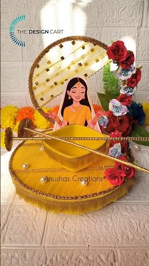 Haldi Platter Decoration | Haldi Ceremony Tray Decoration Ideas for Wedding #shorts #weddingdiyideas