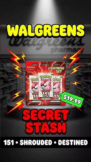 How to find 151 at Walgreens #daily #pokemon #packopenning