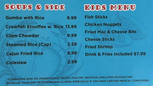 14K views · 230 reactions | Here is a look at everything on the menu at Storming Crab in Pigeon Forge Tennessee! ⚡️呂 What would you like to try?  | Adventure Is Out There | Facebook