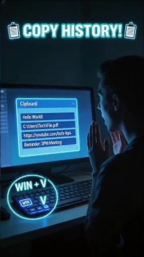 Stop Copying One Thing at a Time… Use This Windows Trick 📋