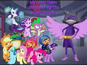 My Little Team Umizoomi VS The Shape Bandit crossover movie poster