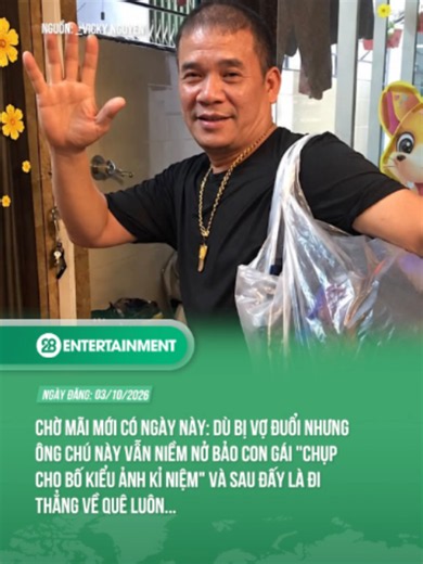 CHỜ MÃI MỚI CÓ NGÀY NÀY: DÙ BỊ VỢ ĐUỔI NHƯNG ÔNG CHÚ NÀY VẪN NIỀM NỞ BẢO CON GÁI