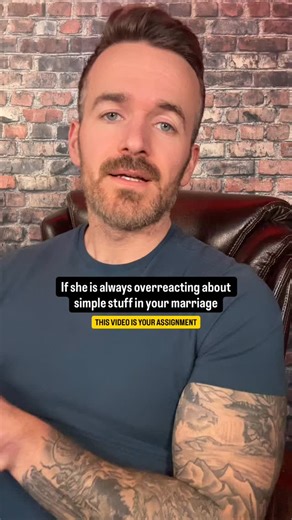 What feels like an overreaction may be symptomatic of something deeper. If you’re open to exploring that, then you have a shot at healing your marriage #nickmatiash #evolvedman #marriageadvice #relationshiptips | Nick Matiash