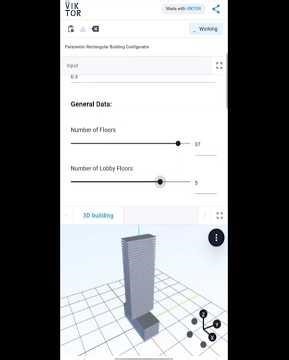 3D Parametric Rectangular Building App | VIKTOR