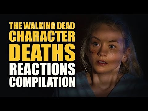 The Walking Dead | Character Deaths Reactions Compilation
