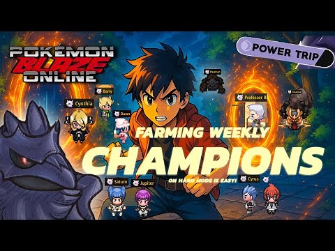How to Beat ALL Weekly Champions & Bosses in Pokémon Blaze Online! 🔥 The ONLY Guide You Need!