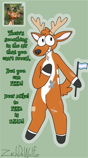 Deer Mike Speedpaint! 🦌 🎈 #furry #furryart #transgender #alterhuman
