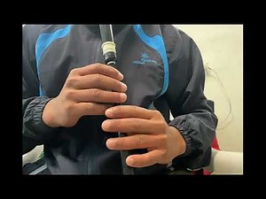 #08/21 "अमेजिंग ग्रेस" Amazing Grace bagpipe music in bagpipe practice chanter