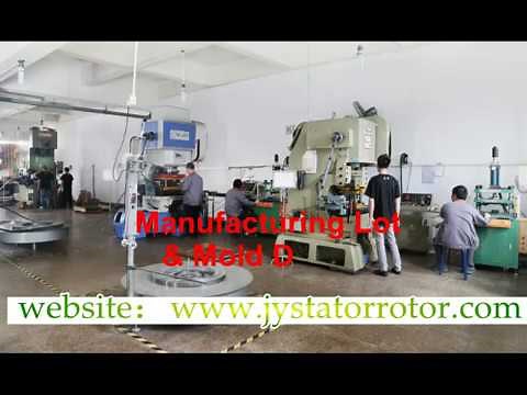 BLDC motor stator core stamping and lamination production line
