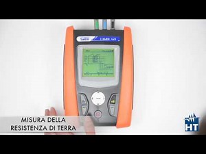 Misura resistenza di terra COMBI421. HT Instruments