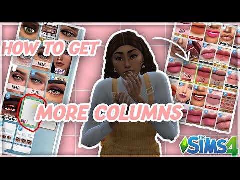 How To Get More Columns On The Sims 4 (BEST NEW MOD)