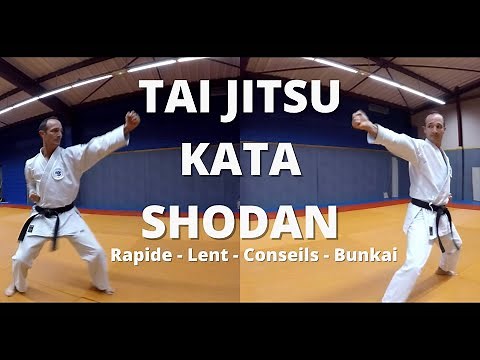 Tai Jitsu Kata Shodan - Real Speed, Slow Speed ​​and Tips for All Ranks.