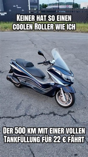 500 km fahren für 22 € #Tanken #Roller #Scooter #Piaggio #X10