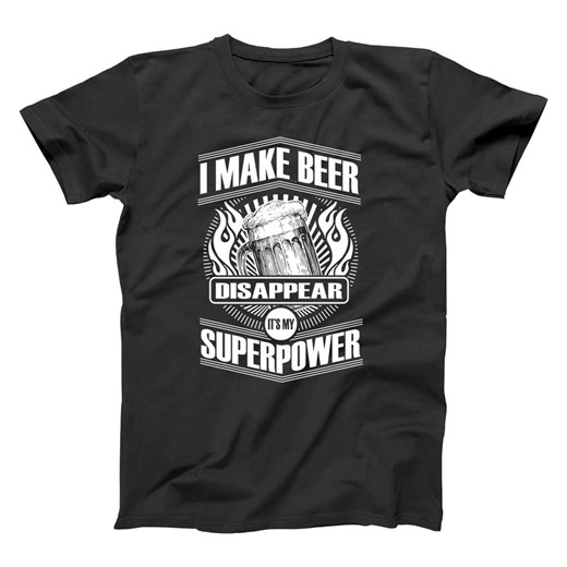 Funny Beer Shirt I Make Beer Disappear Tee, Drinking Humor Shirt, Beer Lover Gift, Funny Alcohol Shirt, Bar Party Shirt - Etsy