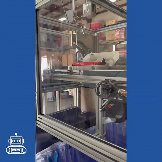 BWS Reusable sharps robot decanter in action