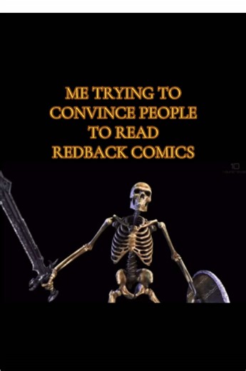 It’s an uphill battle as a new comic studio to get people interested in a story nobody knows- but it’s one I’m willing to fight for because Redback comics will be epic, I can tell! #redbackcomics #comictok #comics
