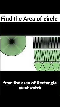 How a Circle Becomes a Rectangle! | Area of a Circle Explained