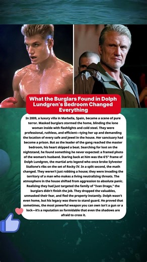 What the Burglars Found in Dolph Lundgren's Bedroom Changed Everything