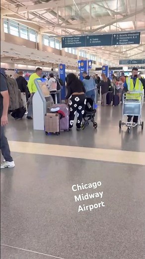 CHICAGO MIDWAY INTERNATIONAL AIRPORT SOUTHWEST AIRLINES DEPARTURES #midwayairport #airport #airlines