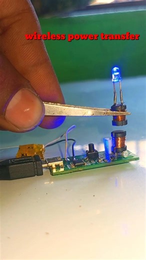wireless power transfer #Wireless #experiment #electronic