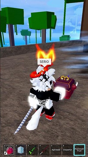 ELE QUERIA A MINHA MAMMOTH NO BLOXFRUITS #bloxfruits